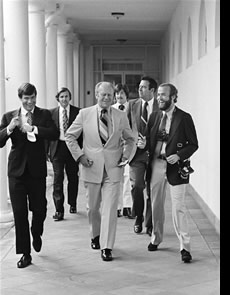 David Hume Kennerly with President Ford