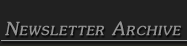 Newsletter Archive