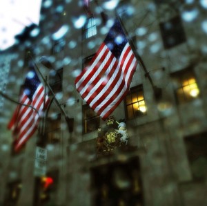 Flags on Fifth Avenue