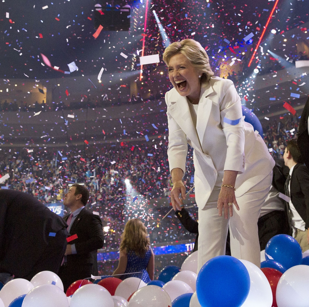 Hillary Clinton with Balloons - 939