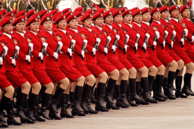 Red Women Marching