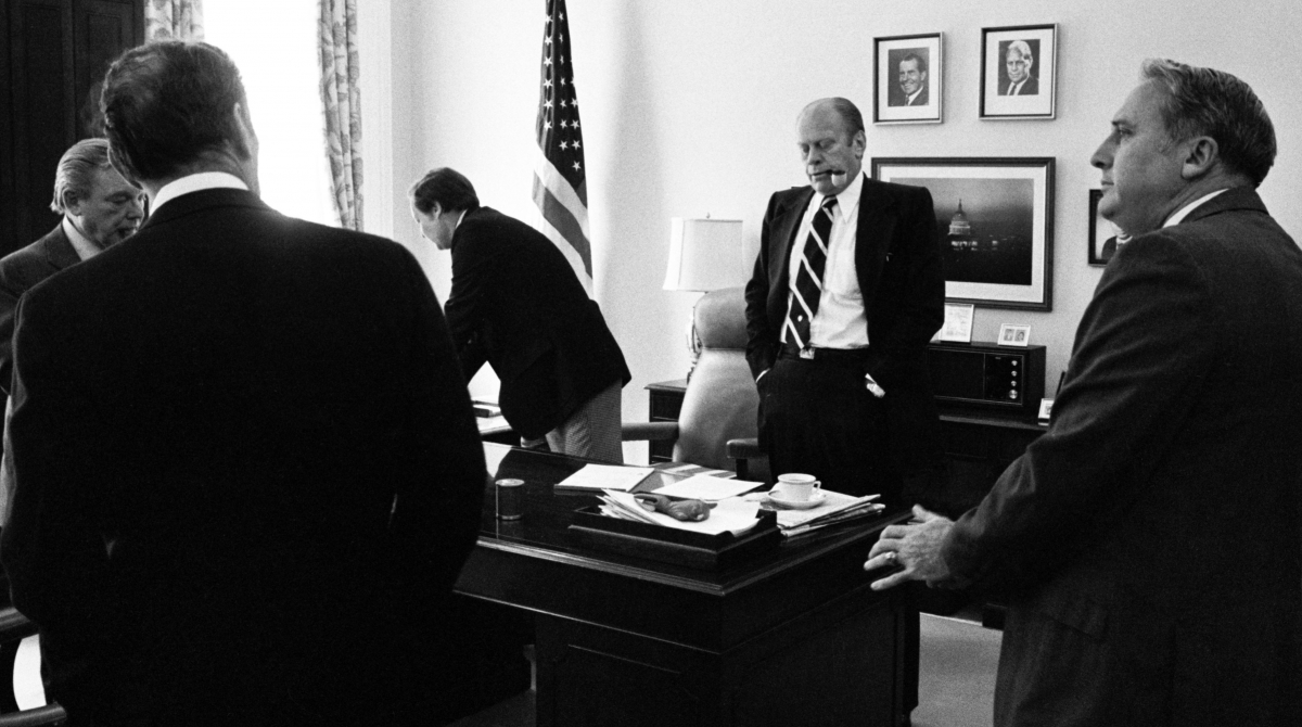 President Ford after Pardoning Nixon - 949