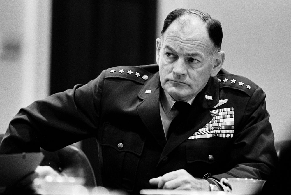 Gen. George Brown in NSC Meeting