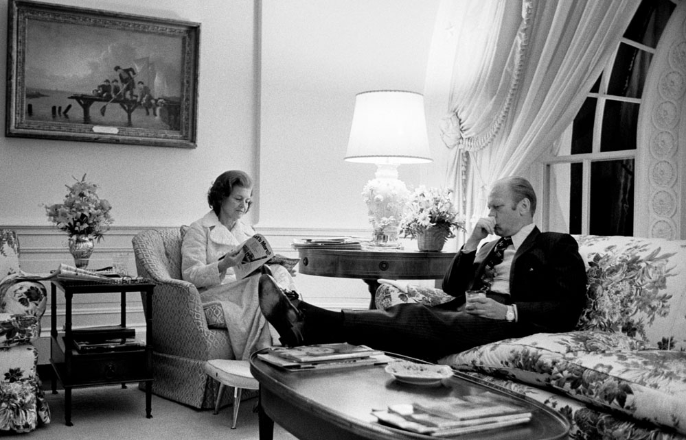 Ford In Residence With Kissinger