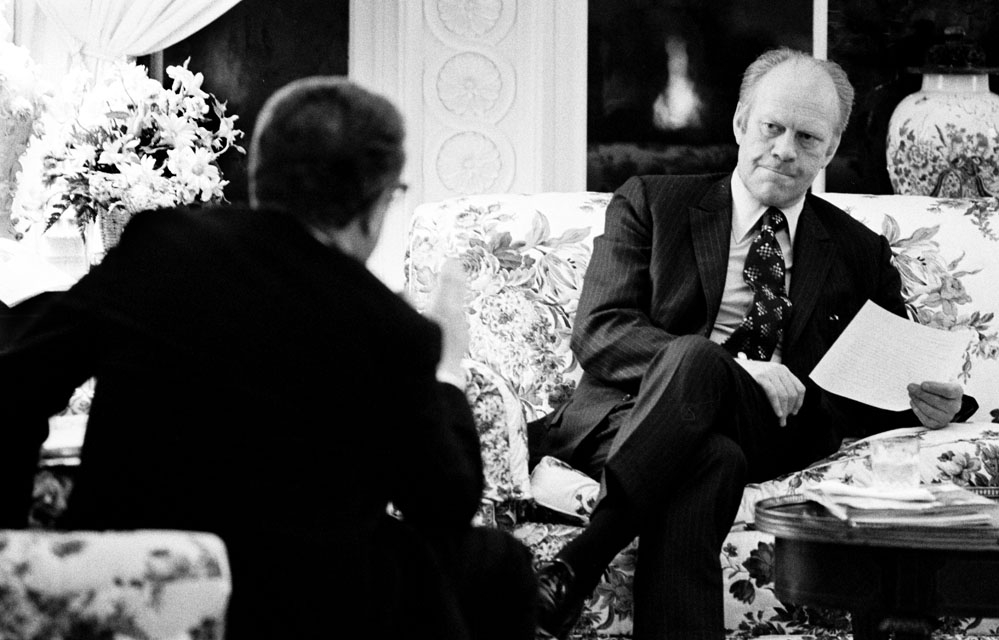 Ford In Residence With Kissinger