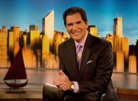 Fox 5 anchor on the set of his show, New York.