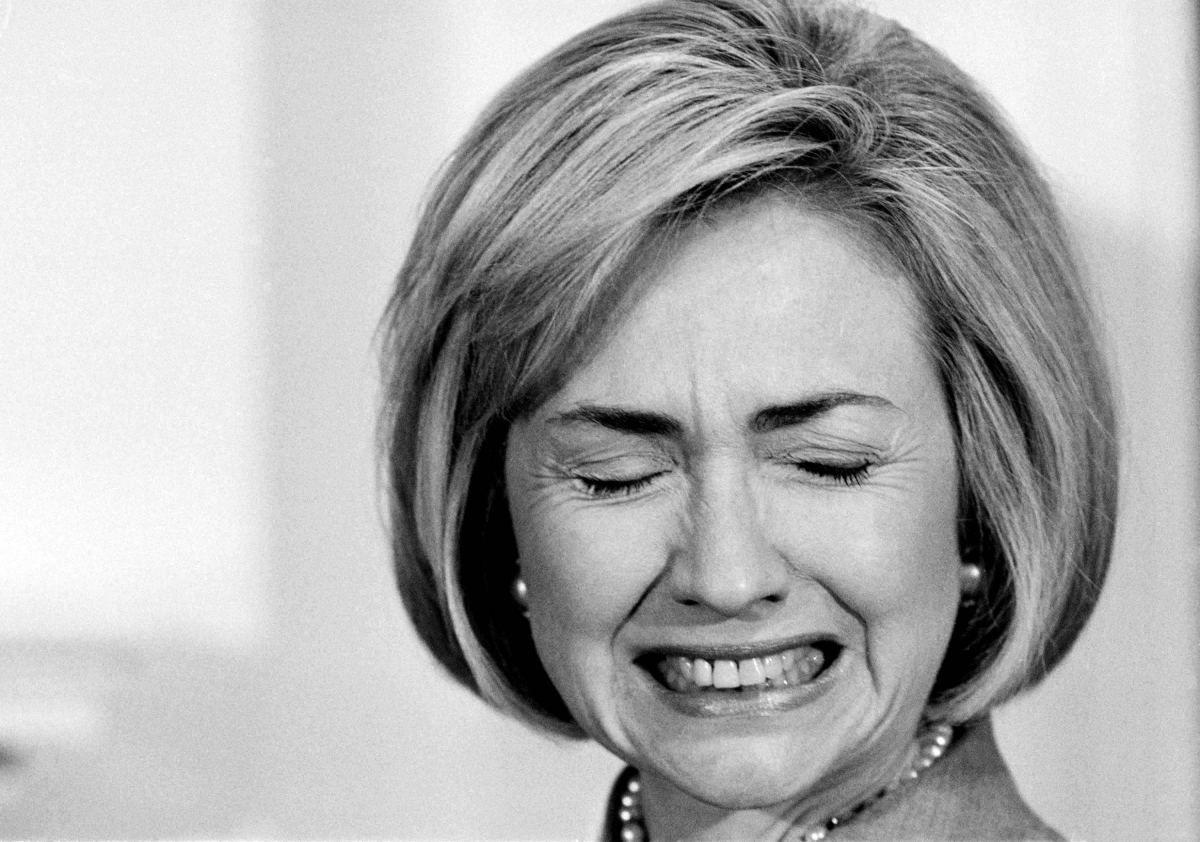 Hillary wincing 798