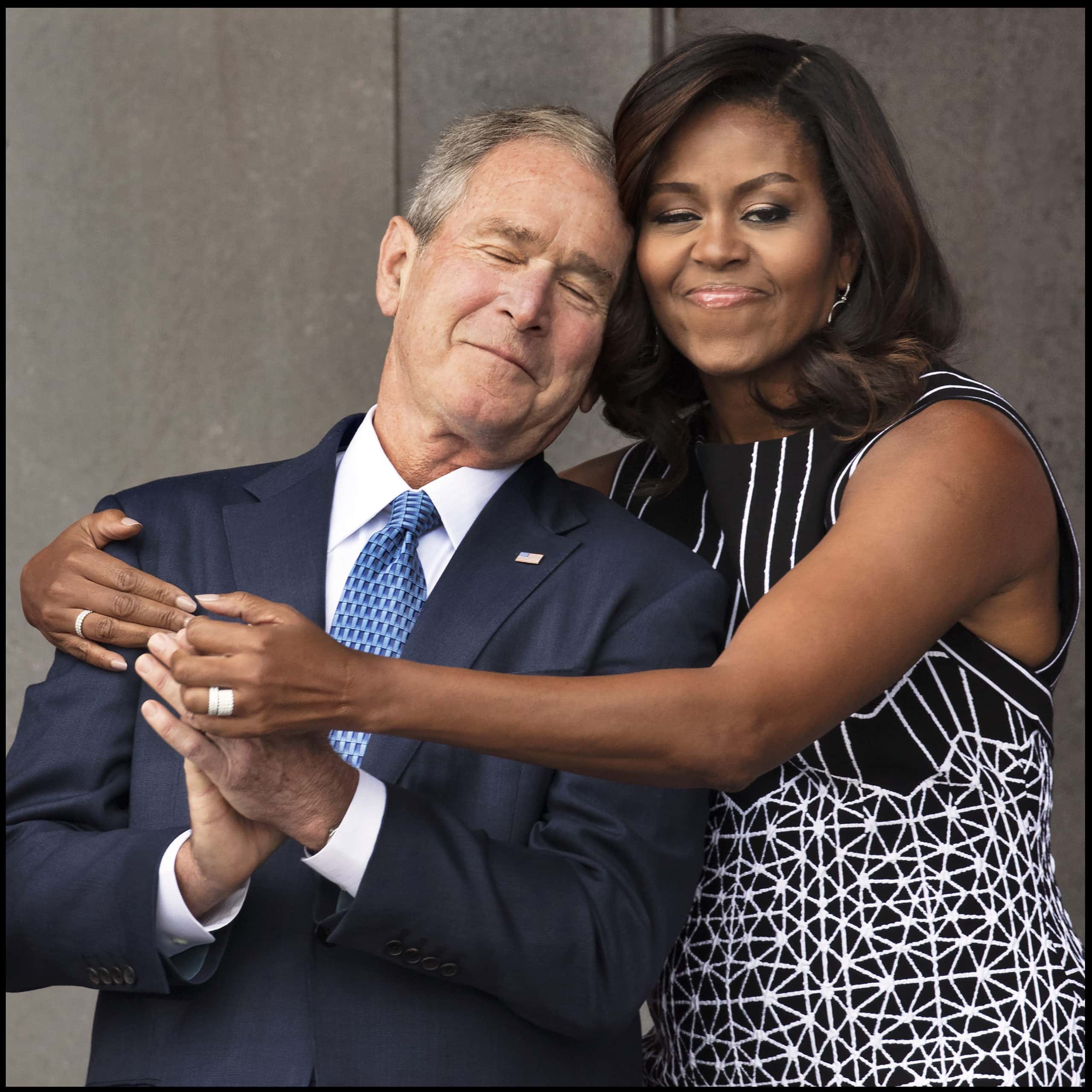 WASHINGTON -- SEPT 24: The opening of the National Museum of African American History and Culture. President and Mrs. Barack Obama, Former President and Mrs. George W. Bush, Bank of America Chairman and CEO Brian Moynihan, NMAAHC Director Lonnie Bunch, and others, September 24, 2016, Washington, D.C.  (Photos by David Hume Kennerly)