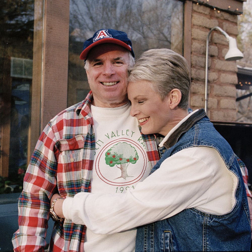 Cindy and John after he withdrew in 2000
