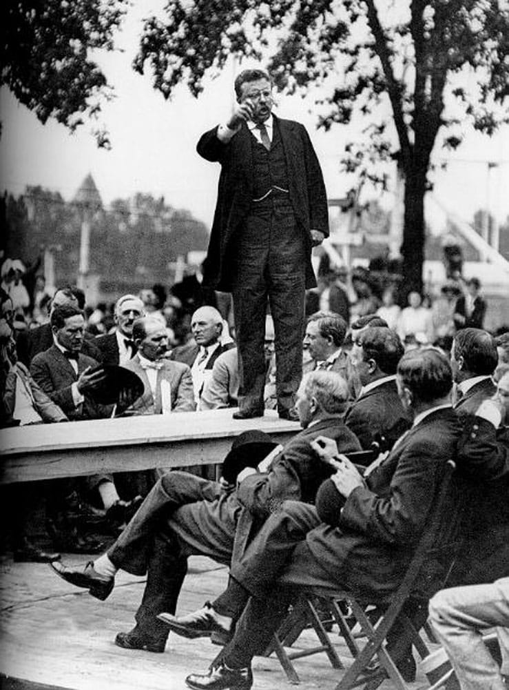 President Teddy Roosevelt was a turn-of-the-century politician who understood the power of the photographic image.