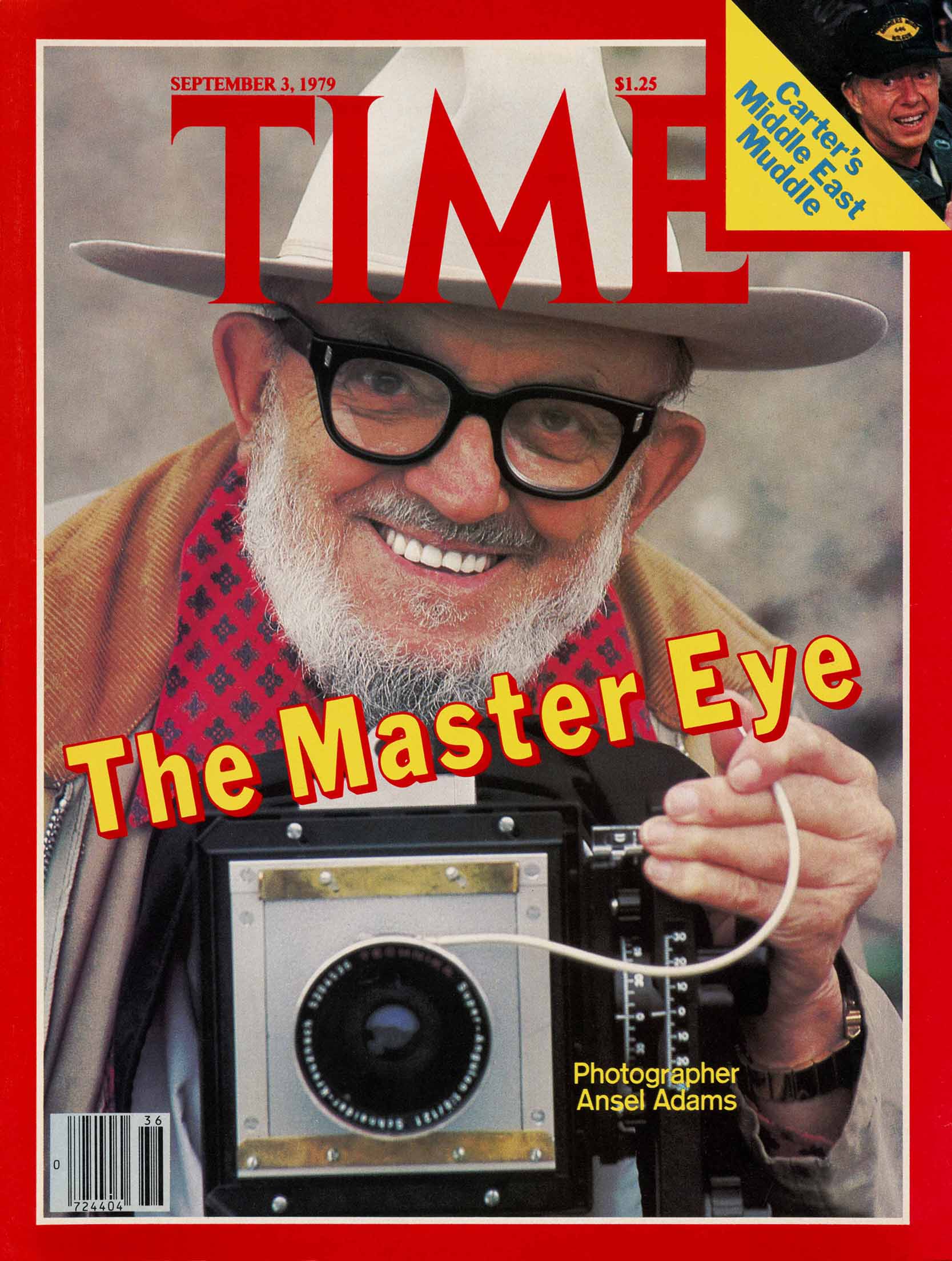 Ansel Adams on cover of TIME Magazine, September 3, 1979