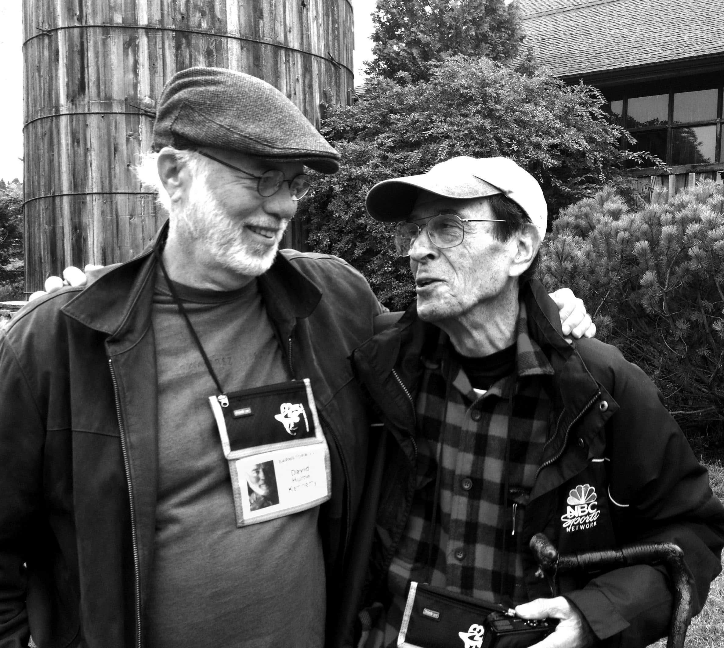 Kennerly and Bill Eppridge at the Eddie Adams Workshop, 2012