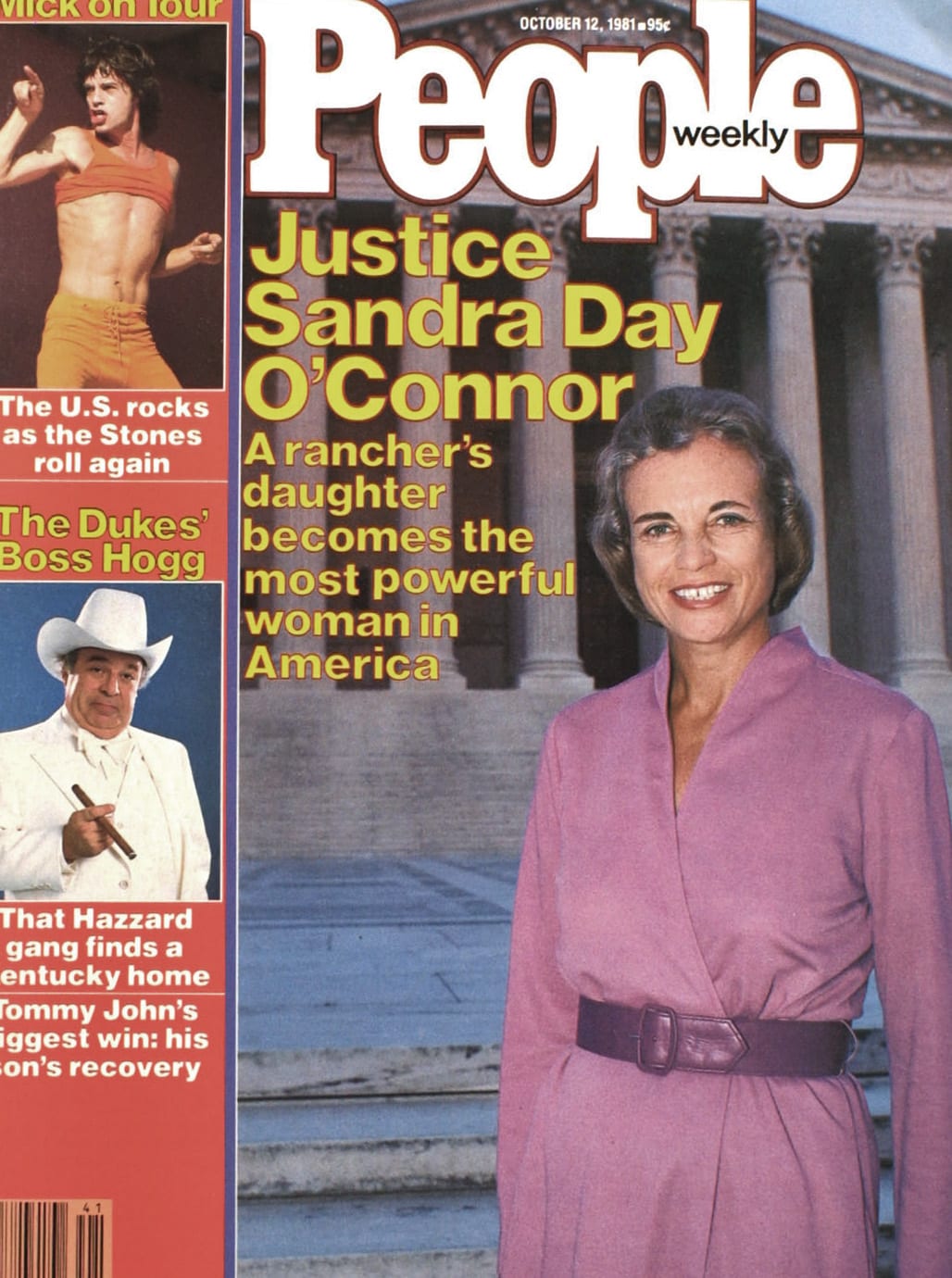 People Magazine cover featuring my pic of Justice O’Connor