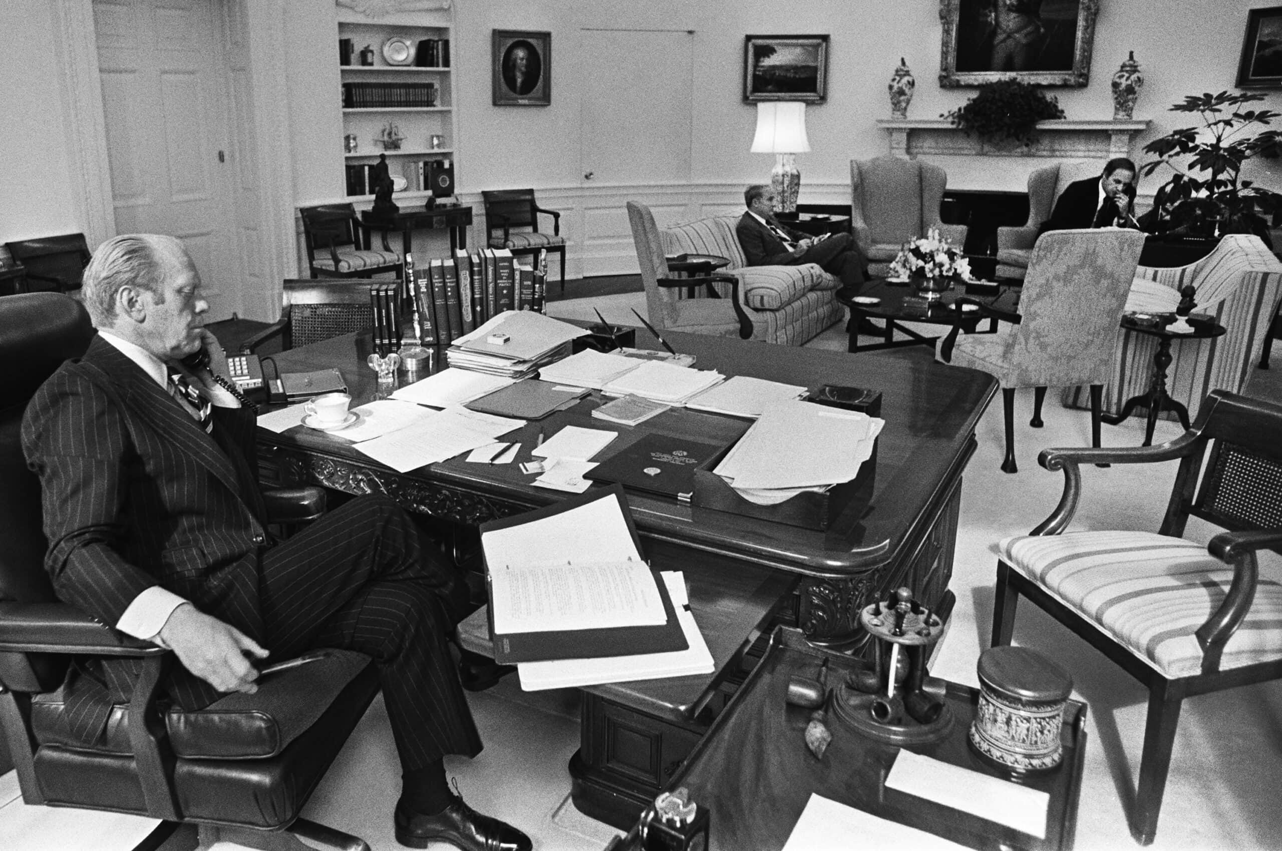 President Ford concedes to Carter, Nov. 3, 1976