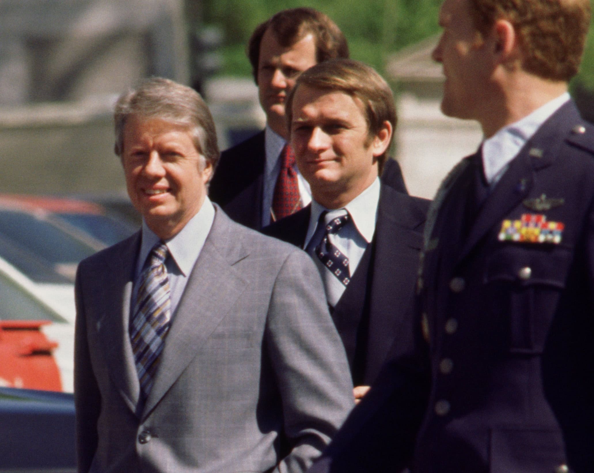 President Carter and his press secretary Jody Powell